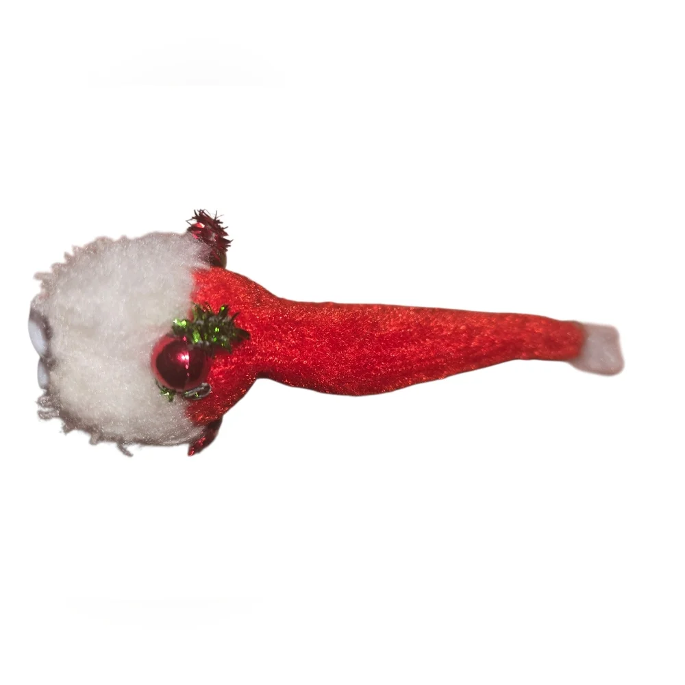Festive Red Santa Hat Hair Clip for‎ Kids